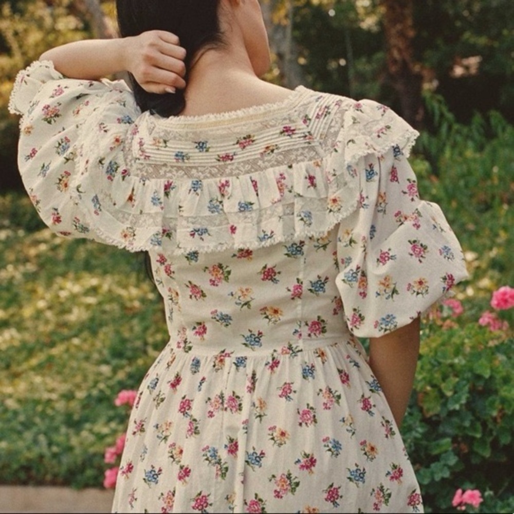 Doen Floral Ruffle Dress - Picture 5 of 11